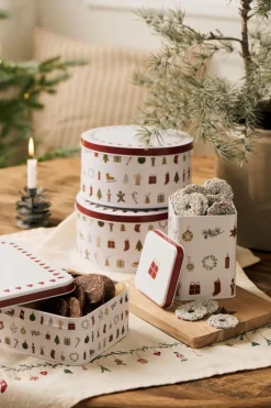 Opbevaring<Ib Laursen Dåse m/juleikoner My Nostalgic Christmas