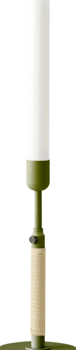 Lys & Lysestager<Audo Copenhagen Duca Candleholder, Olive Green