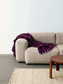 Plaider<Hay Duo Throw Plum