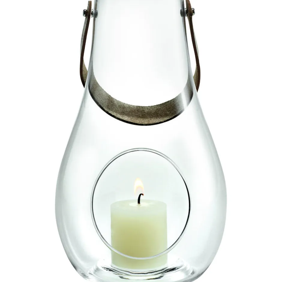 Lanterner<Holmegaard Dwl lanterne klart glas 24,8 cm.