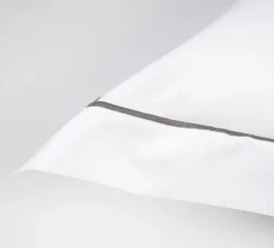Sengetøj & Lagner<Magasin du Nord Collection Egyptisk sengesæt med broderet stikning Hvid/grå