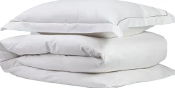 Sengetøj & Lagner<Magasin du Nord Collection Egyptisk sengesæt med broderet stikning Hvid/beige