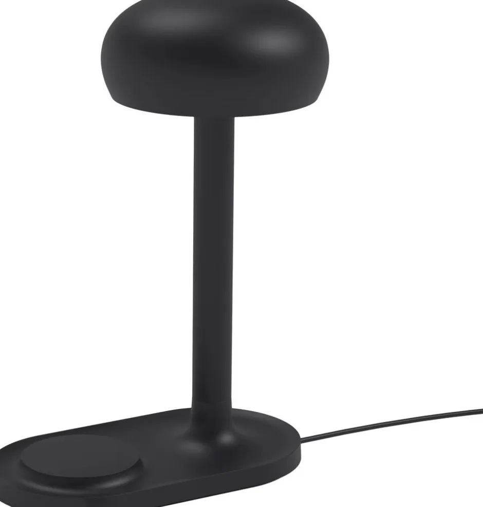 Bordlamper<Eva Solo Emendo lampe med Qi trådløs oplader Black