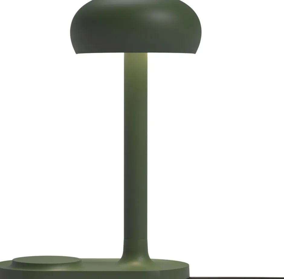 Bordlamper<Eva Solo Emendo lampe med Qi trådløs oplader Emerald