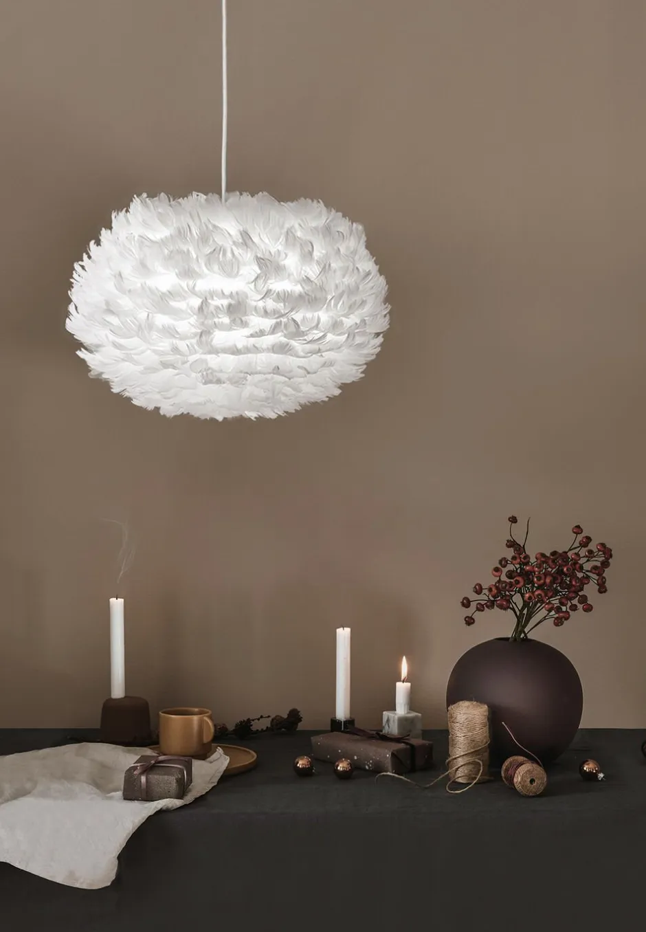 Lampeskærme<UMAGE Eos Shade Medium, Ø45 White