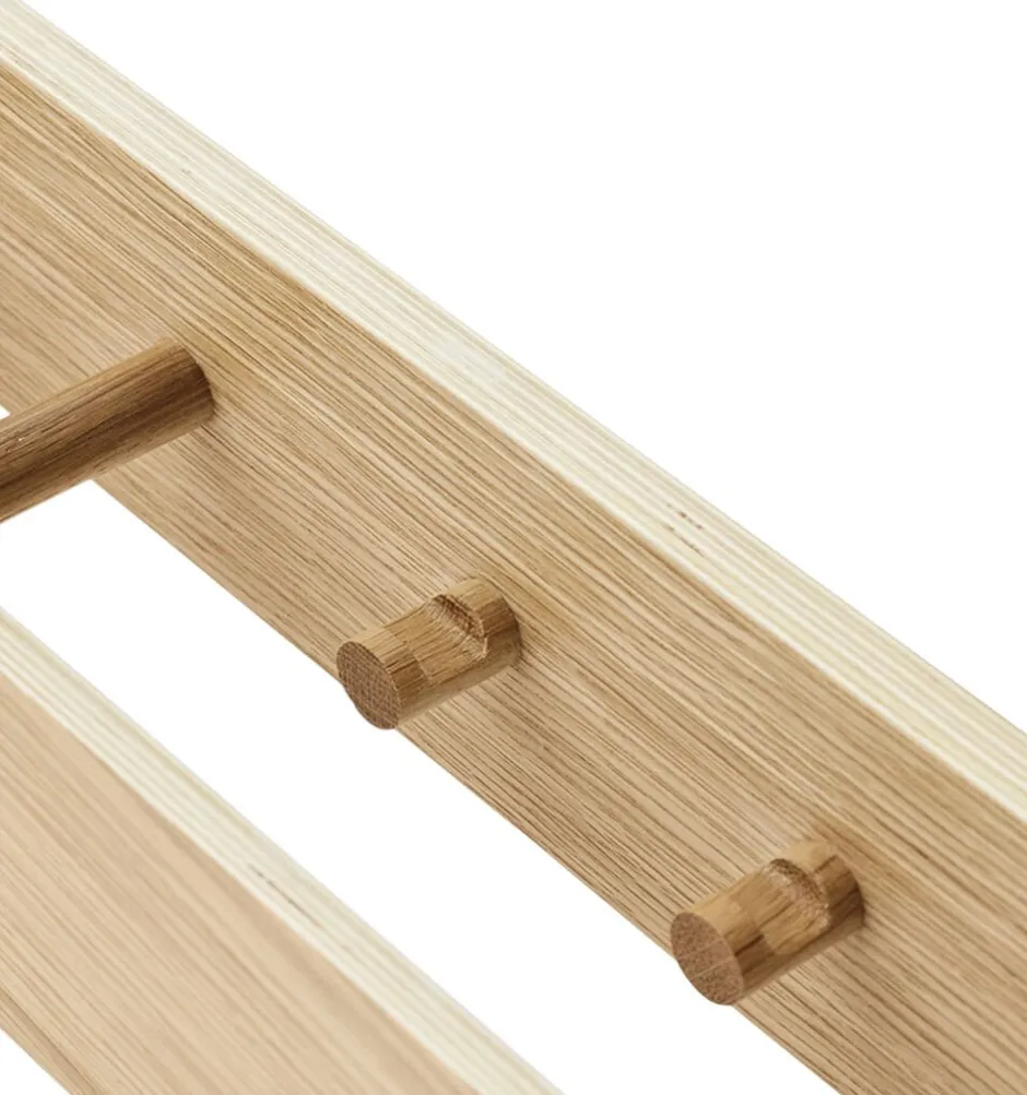 Knager & Knagerækker<Audo Copenhagen Epoch Rack, 79, Nat. Oak