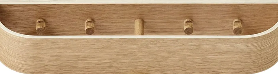 Knager & Knagerækker<Audo Copenhagen Epoch Rack, 79, Nat. Oak