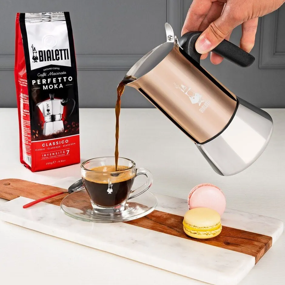 Kaffe & Te<Bialetti Espressokande Venus, 4 kop Kobber