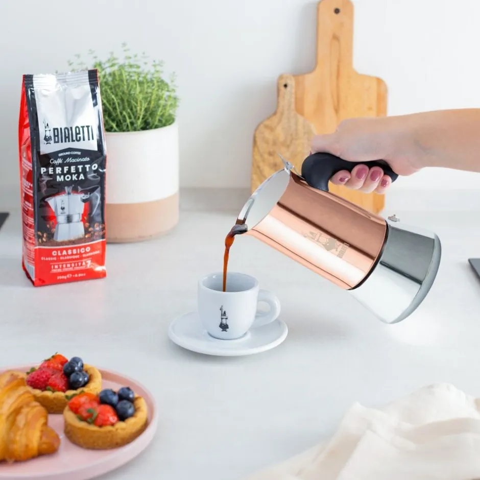 Kaffe & Te<Bialetti Espressokande Venus, 4 kop Kobber