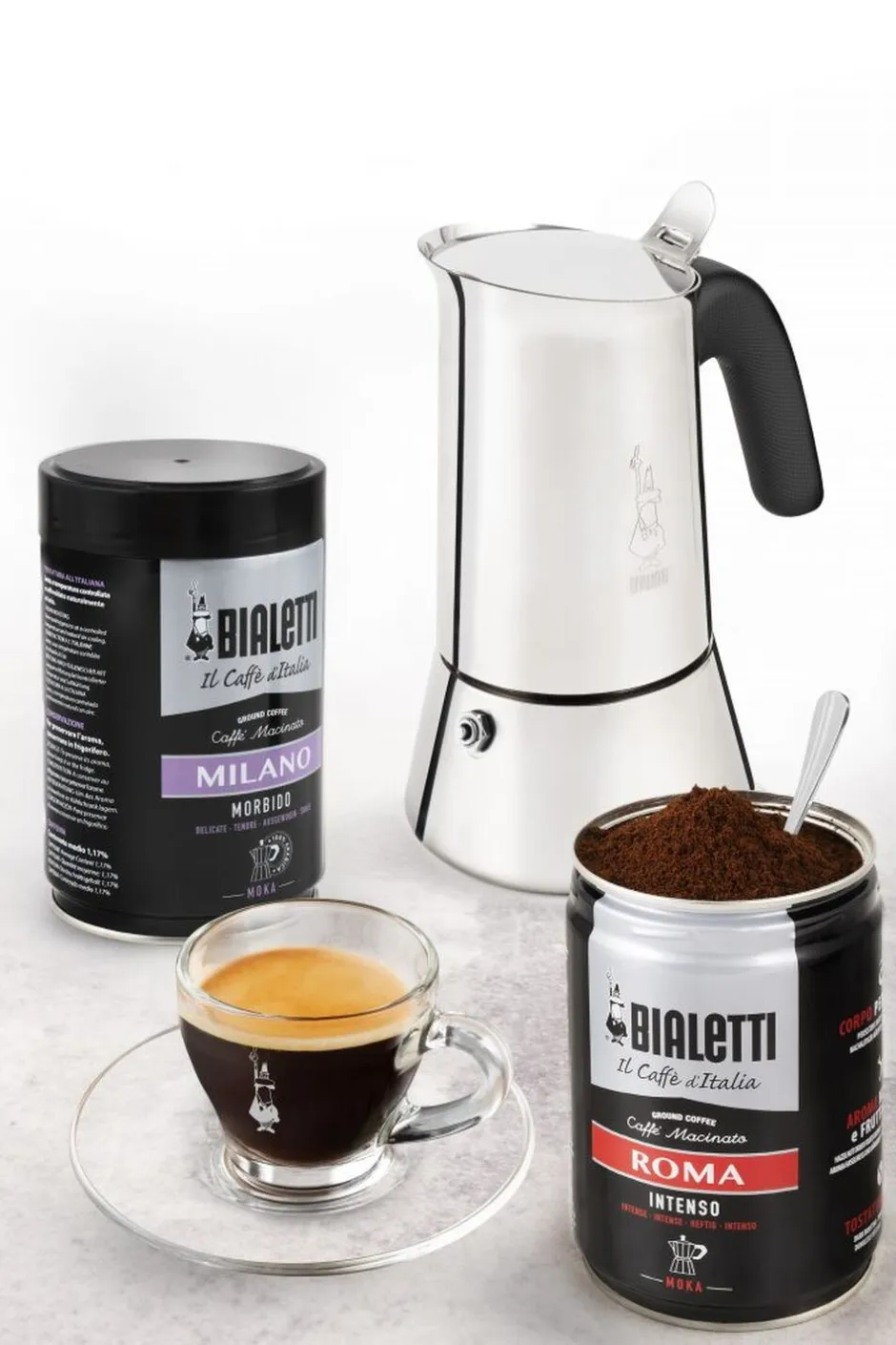 Kaffe & Te<Bialetti Espressokande Venus, 10 kop Stål