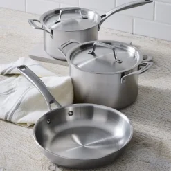 Gryder & Pander<Le Creuset ESS Stegepande SS 24cm
