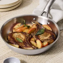 Gryder & Pander<Le Creuset ESS Stegepande SS 24cm