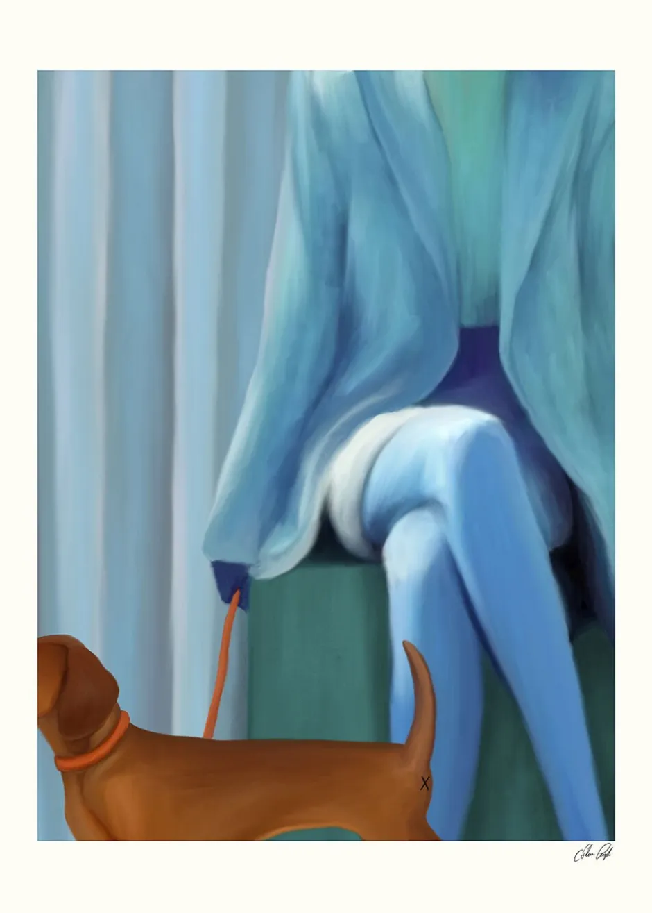 Plakater & Rammer<Poster & Frame Estelle Graf - Blue coat