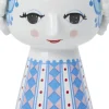 Lys & Lysestager<Bjørn Wiinblad Eva Lysestage H9. 5 cm blå