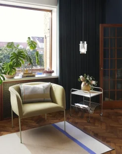 Møbler<Hübsch Eyrie Lounge Chair Yellow