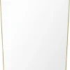 Bordlamper<Gubi F.A. 33 Rectangular Wall Mirror Brass Large 146x69 cm