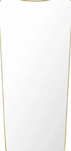 Bordlamper<Gubi F.A. 33 Rectangular Wall Mirror Brass Large 146x69 cm