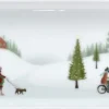 Skåle & Fade<Pillivuyt Fad rektangulært Vinter 36 x 12 cm Hvid Ovnfast porcelæn