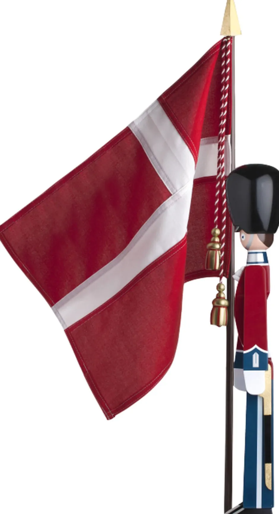 Figurer & Skulpturer<Kay Bojesen Fanebærer mellem malet bøg