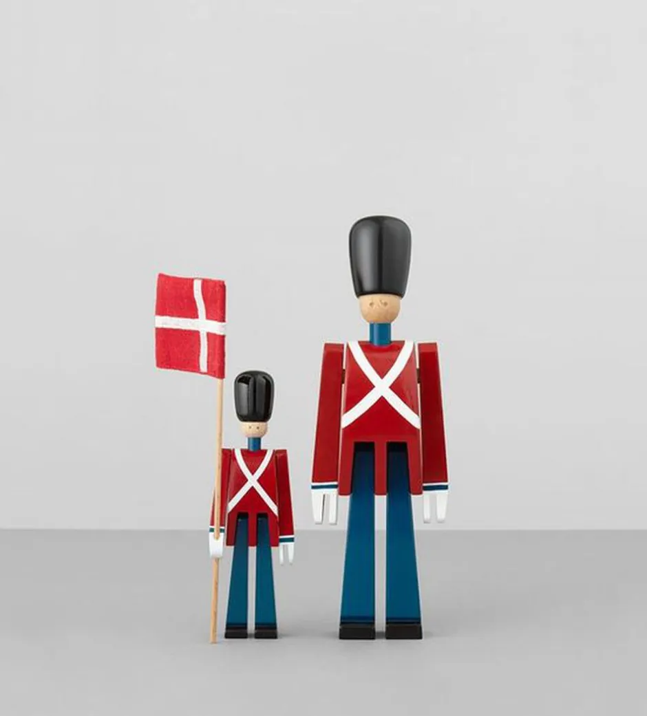 Figurer & Skulpturer<Kay Bojesen Fanebærer mini rød/blå/hvid