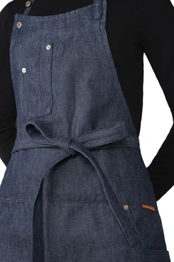 Tekstiler Til Køkkenet<DutchDeluxes Five Pockets Apron , Comfort Fit, Denim Brut