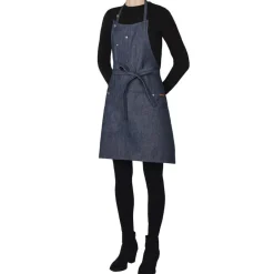 Tekstiler Til Køkkenet<DutchDeluxes Five Pockets Apron , Slim Fit, Denim Brut