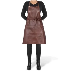 Tekstiler Til Køkkenet<DutchDeluxes Five Pockets Apron, Slim Fit, Full Grain Leather Classic Bro