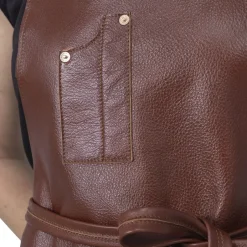 Tekstiler Til Køkkenet<DutchDeluxes Five Pockets Apron, Slim Fit, Full Grain Leather Classic Bro