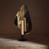 Lys & Lysestager<Audo Copenhagen Flambeau CH, H34 ,Table, Black/Poli