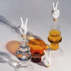 Figurer & Skulpturer<Donkey Flaskeprop - Winediver Peace Hands