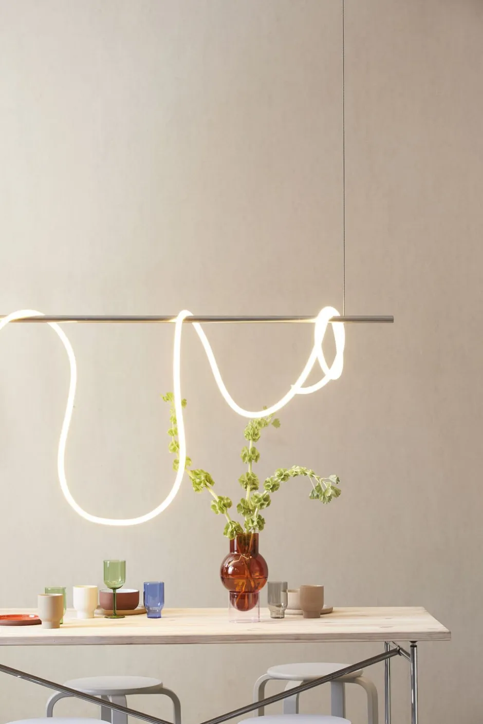 Lyskæder<Studio About Flex tube, 5 m, warm white, 500016W