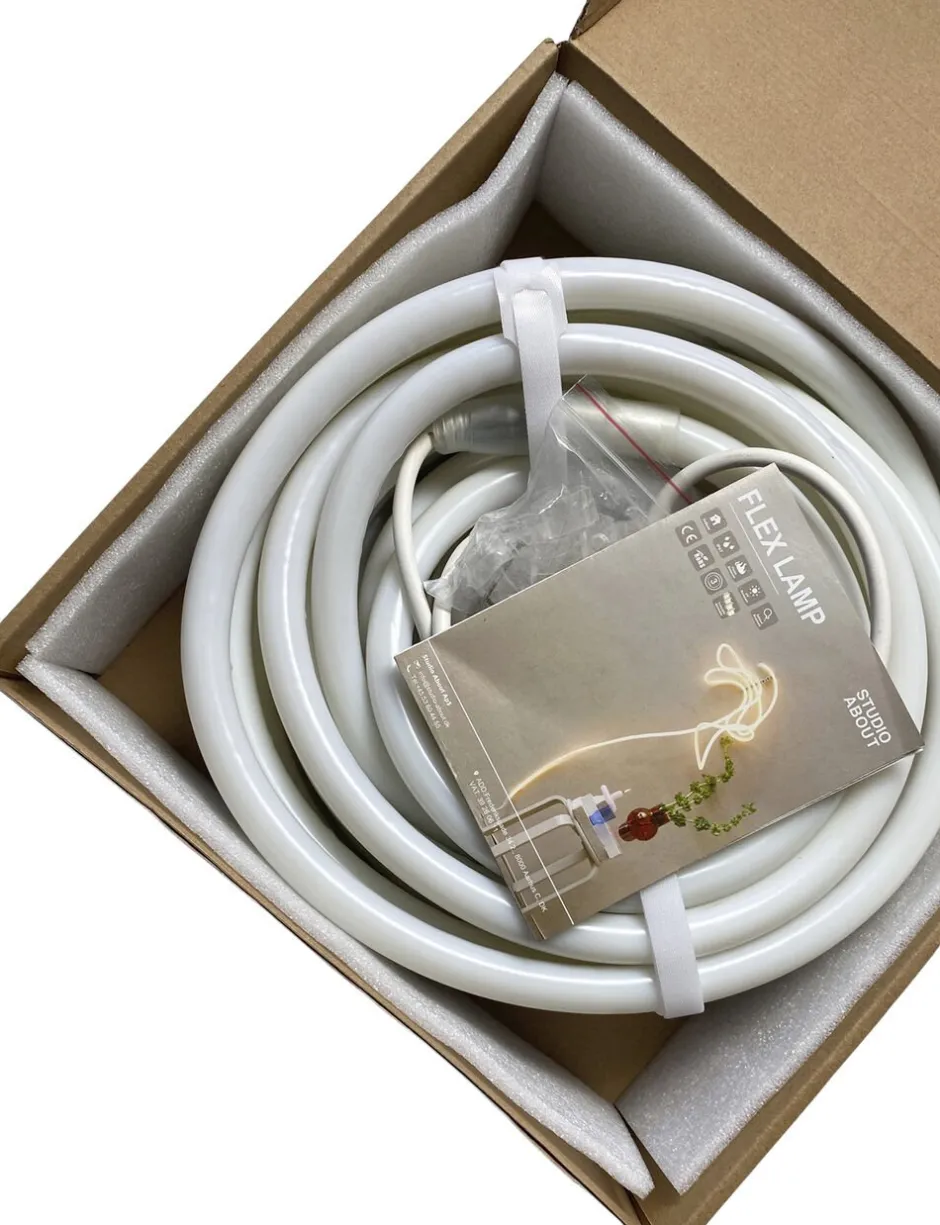 Lyskæder<Studio About Flex tube, 9 m, warm white, 900016W