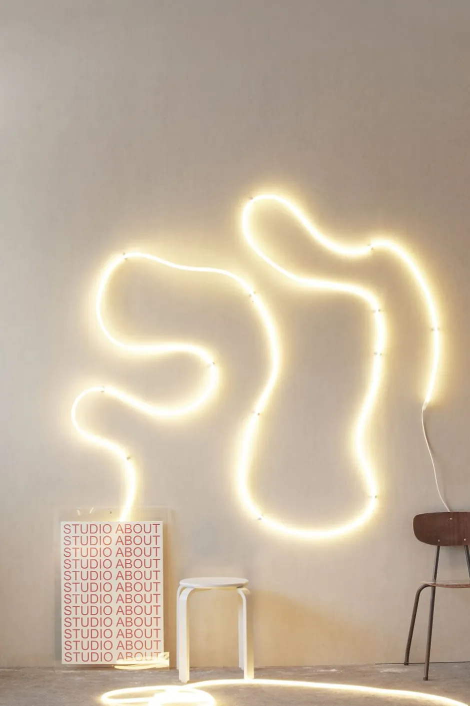 Lyskæder<Studio About Flex tube, 9 m, warm white, 900016W