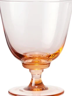 Glas<Holmegaard Flow Glas på fod 35 cl champagne