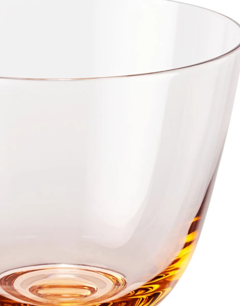 Glas<Holmegaard Flow Glas på fod 35 cl champagne