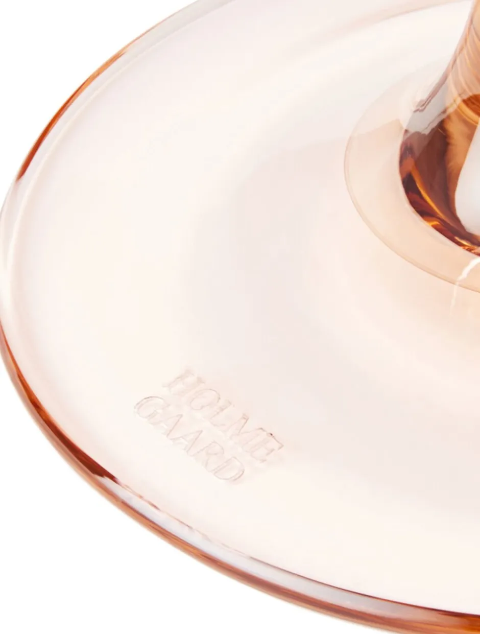 Glas<Holmegaard Flow Glas på fod 35 cl champagne