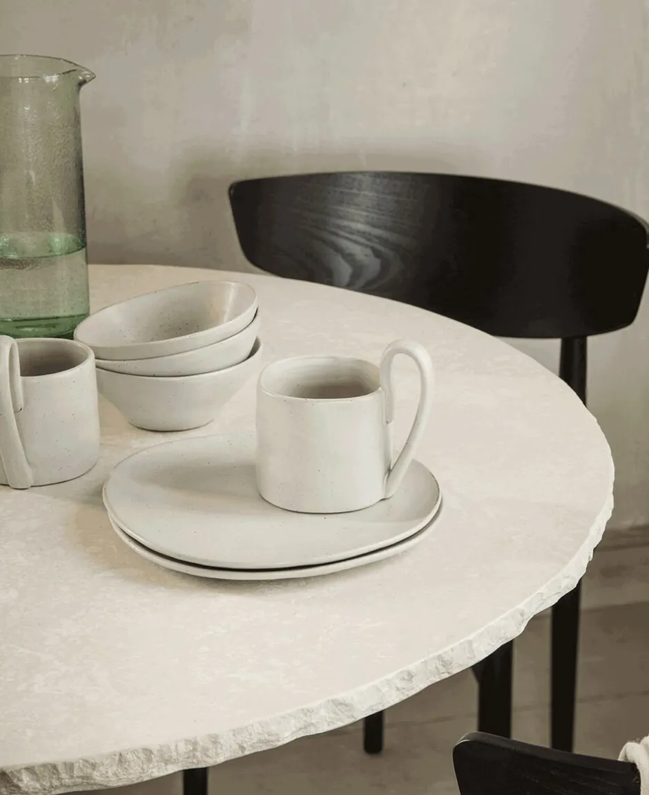 Kopper & Krus<Ferm Living Flow Mug - Off-white Speckle