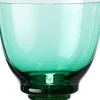 Glas<Holmegaard Flow Vandglas 35 cl emerald green