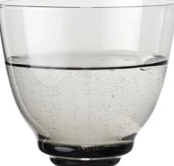 Glas<Holmegaard Flow Vandglas 35 cl smoke