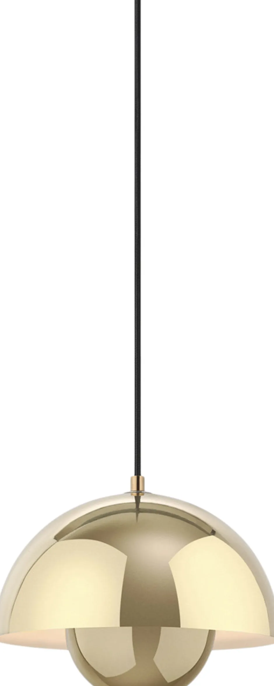 Puder<&Tradition Flowerpot Pendant VP1, Brass-Plated