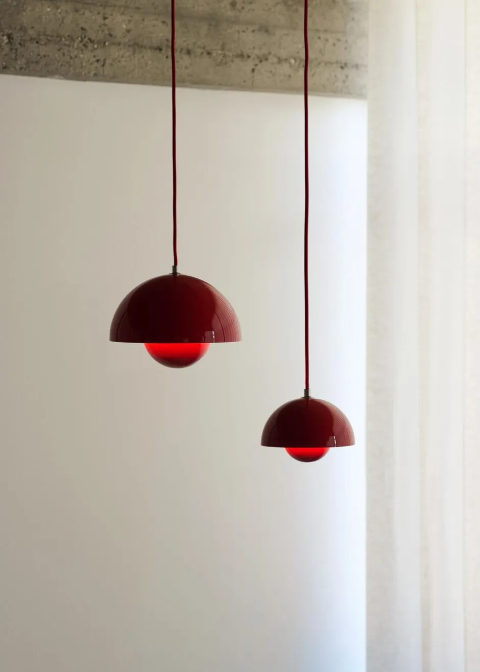 Pendler<&Tradition Flowerpot Pendant VP7, Vermilion Red