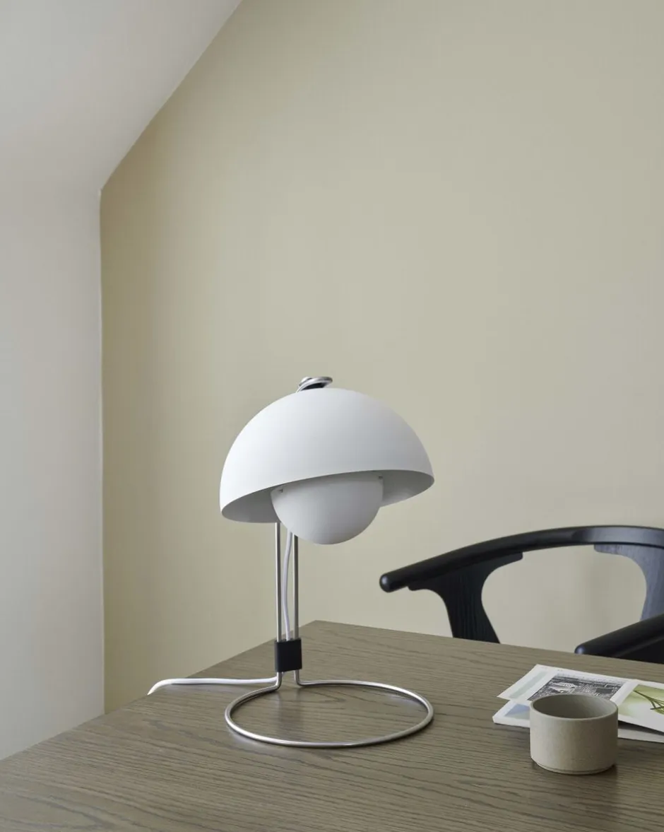 Bordlamper<&Tradition FlowerPot Table lamp VP4 Matt white