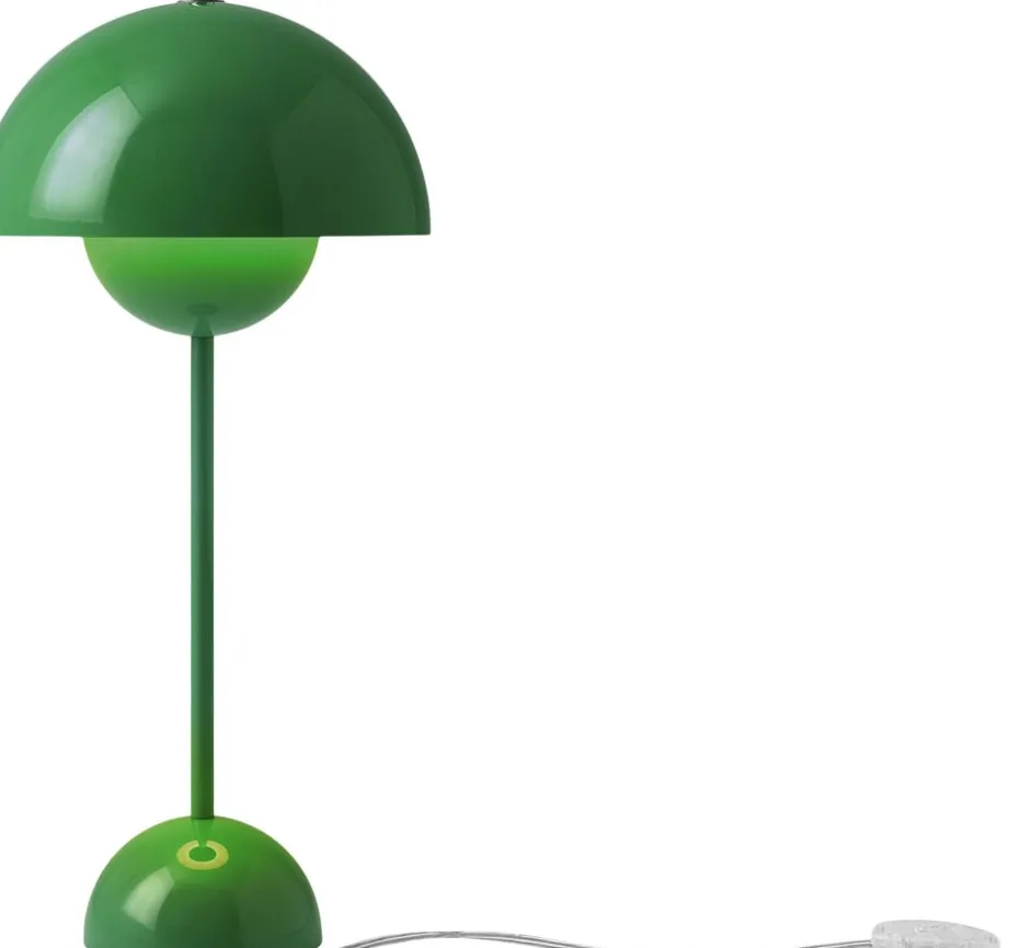 Bordlamper<&Tradition Flowerpot VP3, Table Lamp Signal green