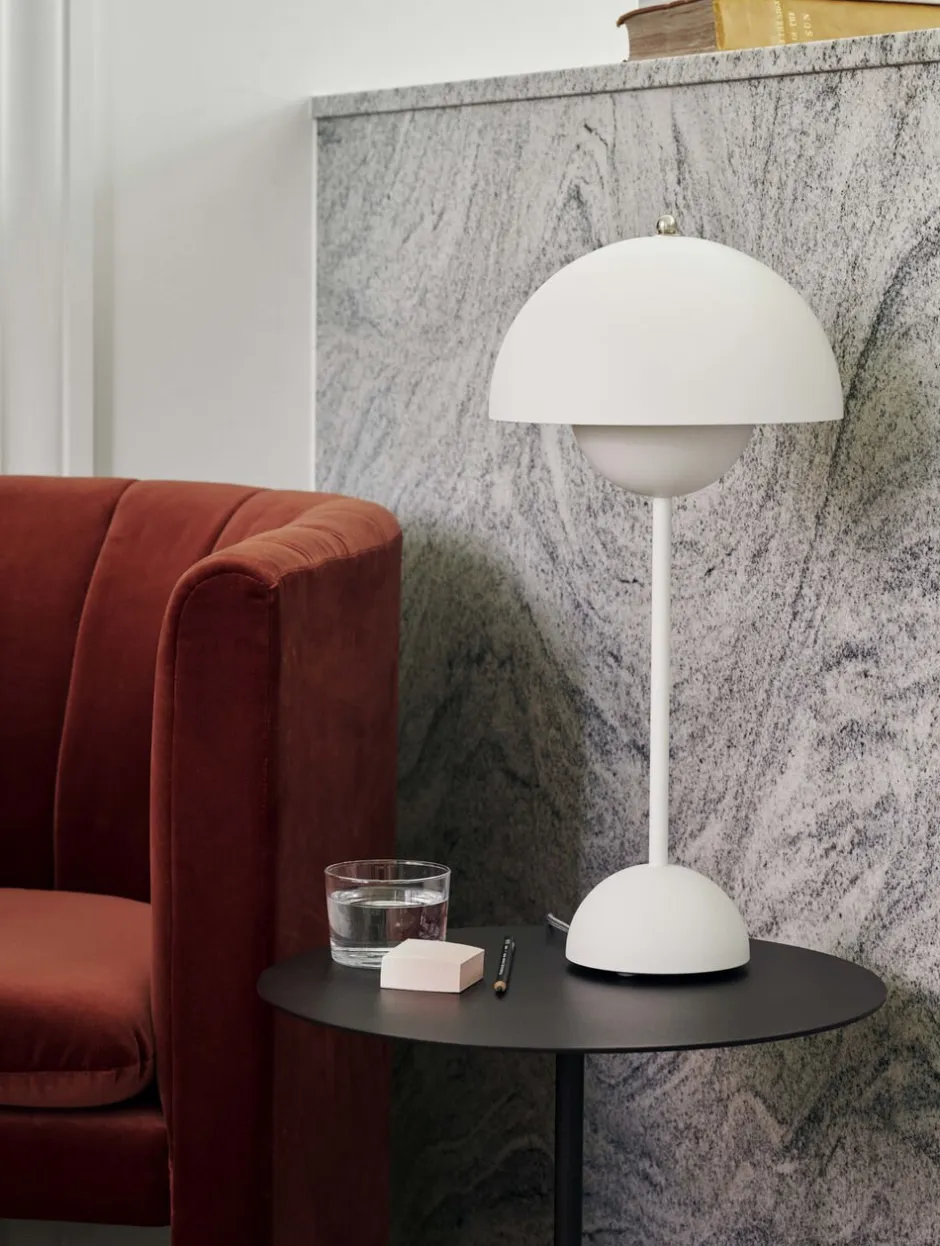 Bordlamper<&Tradition Flowerpot VP3, Table Lamp Mat hvid