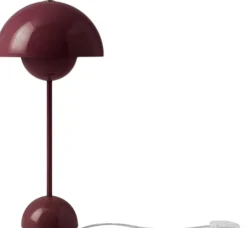 Bordlamper<&Tradition Flowerpot VP3, Table Lamp Dark plum