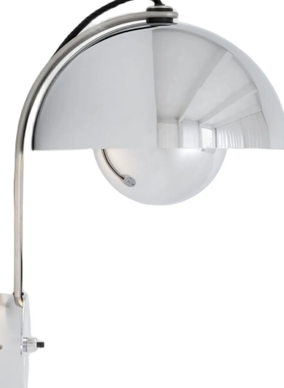 Væglamper<&Tradition Flowerpot Wall Lamp VP8, Chrome-Plated
