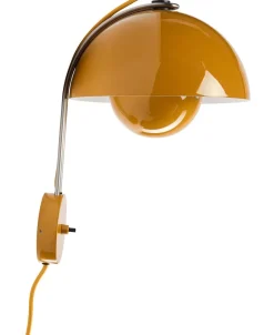 Væglamper<&Tradition Flowerpot Wall Lamp VP8, Mustard