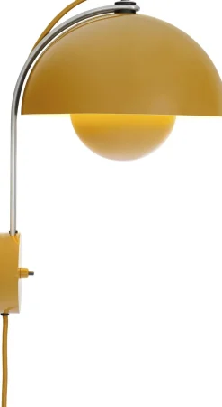 Væglamper<&Tradition Flowerpot Wall Lamp VP8, Mustard