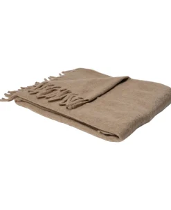 Plaider<Magasin du Nord Collection Fluffy plaid, plain Beige