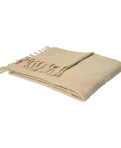 Plaider<Magasin du Nord Collection Fluffy plaid, plain Lysegul